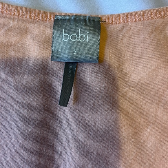 Bobi SHIRRED DROP WAIST DRESS fromRevolve in Peach size small - Picture 7 of 9